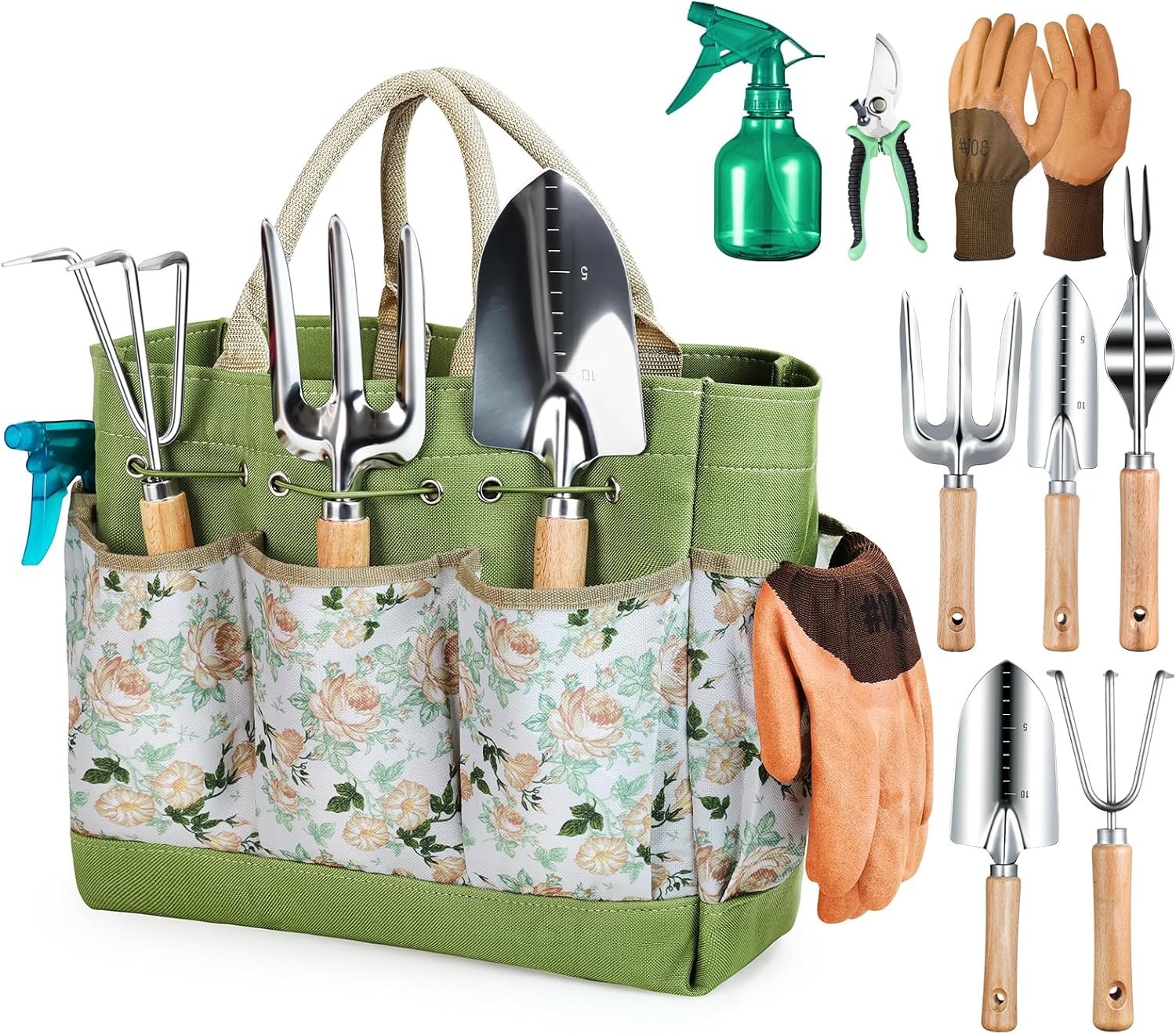 9-Piece Heavy Duty Garden Tool Set